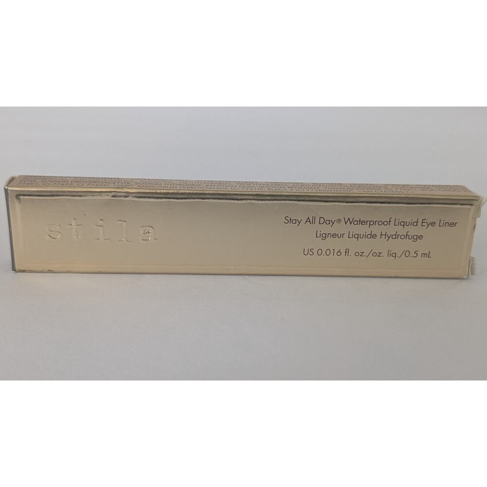 Stila Stay All Day Waterproof Liquid Eye Liner - [Alloy] - New In Box